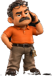 A Sokage property manager taking an after-hours call